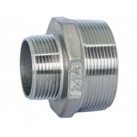 Raines 2'' x 1 1/4'' Stainless Steel Reducing Nipple SS-2In-1-1/4In-reducing-nipple